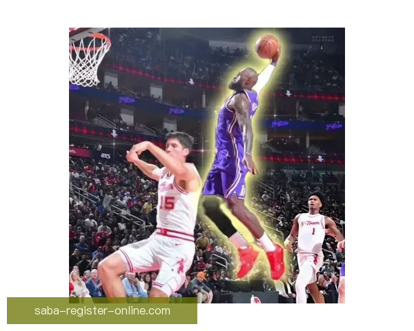 詹姆斯昨日惊艳暴扣起跳三点二米入网速度近五十公里